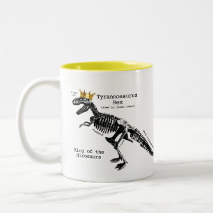 T Rex Skelett Tasse König der Dinosaurier