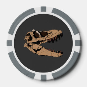 T-Rex Skull Pokerchips