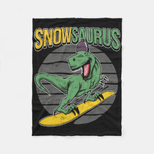 T-Rex Snowboard-Dinosaur Snowboard  Fleecedecke