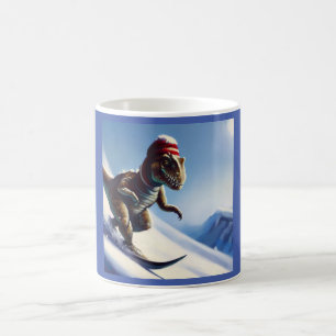 T Rex Snowboarding Kaffeetasse