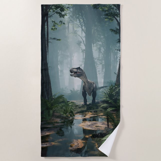 T-Rex Strandtuch (Vorderseite)