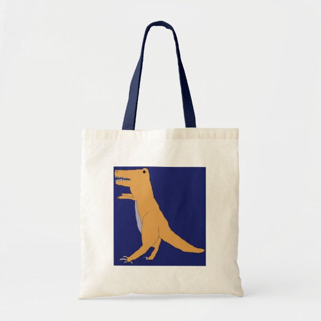 T. Rex sur sac bleu (Devant)