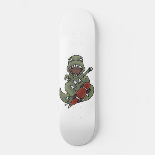 T-Rex sur un skateboard