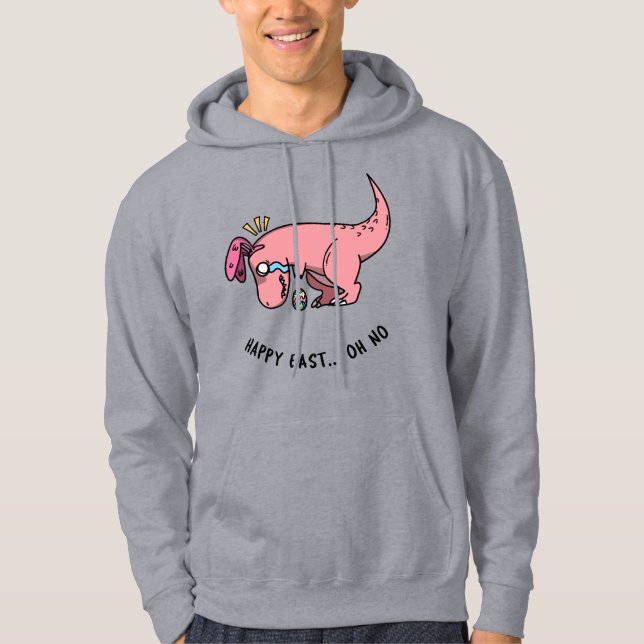 T-Rex Sweat - shirt à capuche de la lutte de Pâque (Devant)