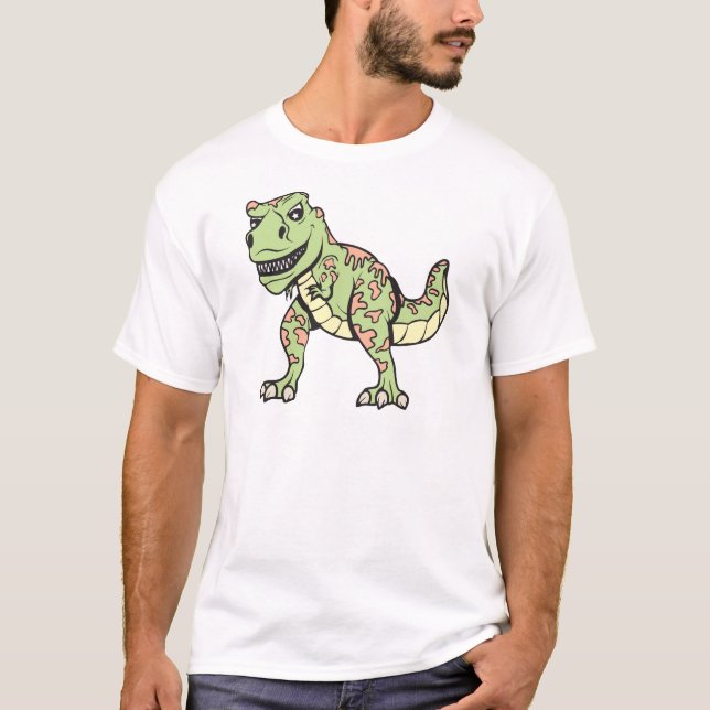 T-rex!  Text! T-Shirt (Vorderseite)