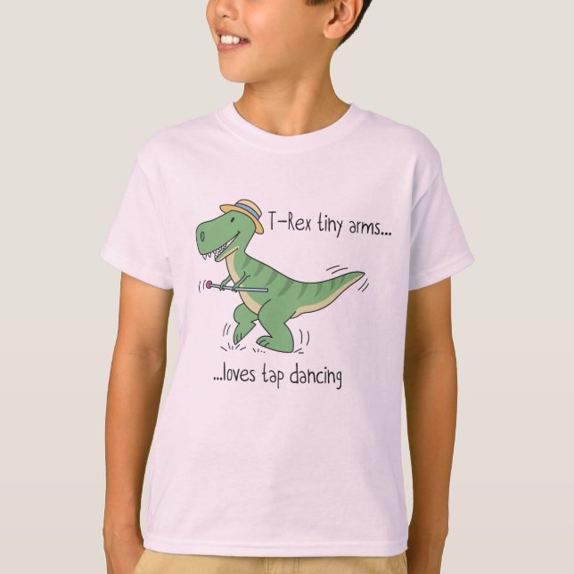T-Rex tiny arms: tap dancing T-Shirt (Vorderseite)