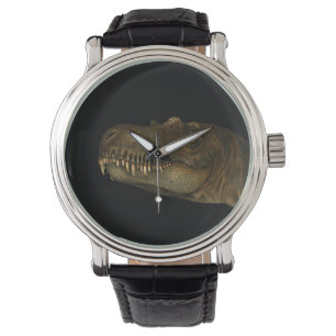 T-Rex Tyrannosaurus Rex Dinosaur Head Dino Face Armbanduhr
