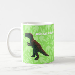 T-Rex Tyranosaurus Rex Toy Dinosaurier Bright Gree Kaffeetasse
