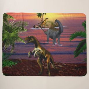 T-REX und BRONTASOURUS Sherpadecke