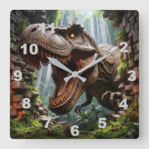 T-Rex Wanduhr