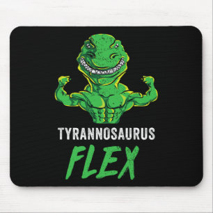 T Rex Workout Lustiger Dinosaurier-Gymnastik-Hante Mousepad