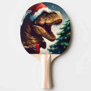 T-Rex zu Weihnachten (1) Tischtennis Schläger