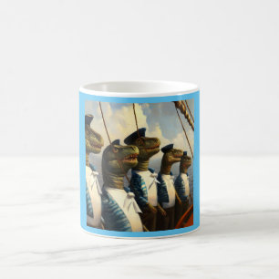 T Rexs Sailors Kaffeetasse