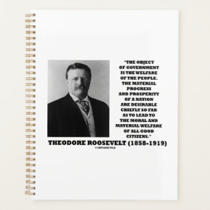 T. Roosevelt wendet sich gegen das Wohlergehen der Planer
