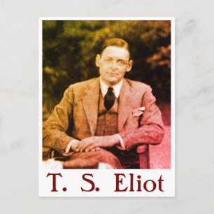 T. S. Eliot Postkarte