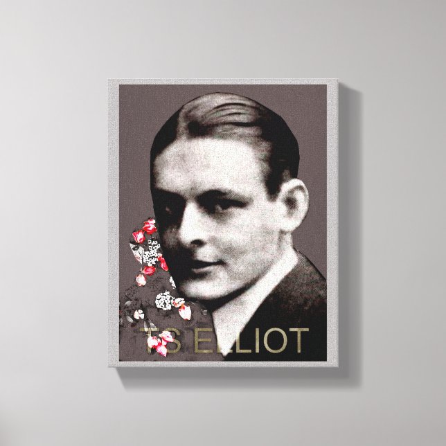 T S Elliot Leinwanddruck (Vorderseite)