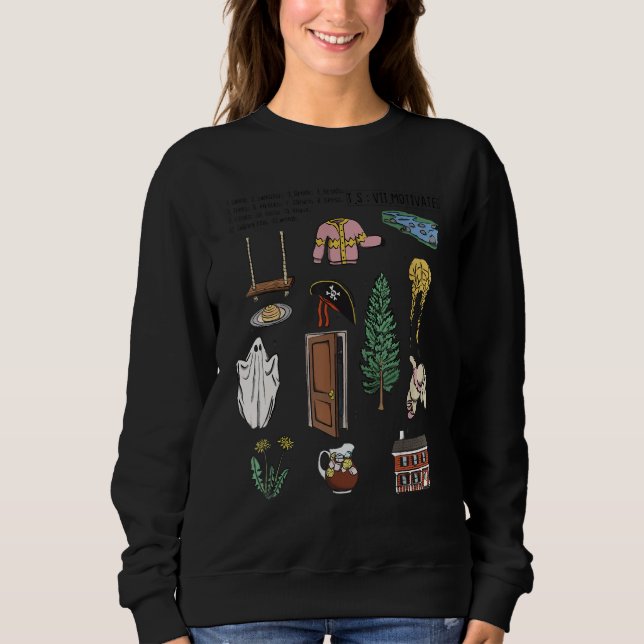 T S Folklore VII Motiviert Sweatshirt (Vorderseite)