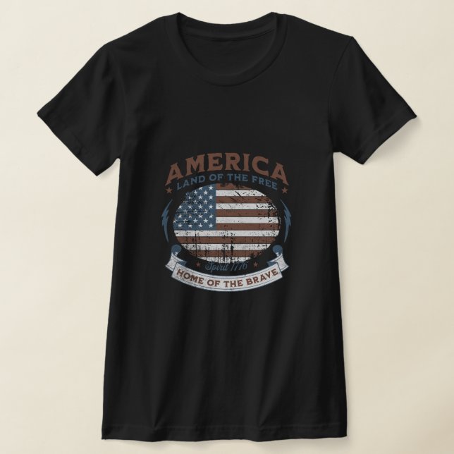 t-shert "Zuhause of the Brave" T-Shirt (Ablage )
