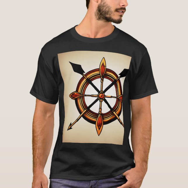 T-shir mit Tätowierung T-Shirt (Vorderseite)