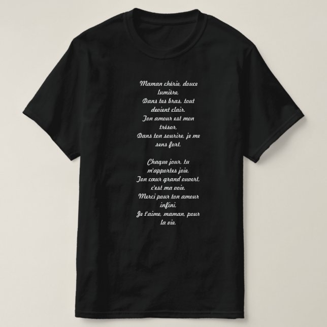 T-shirt  (Design devant)