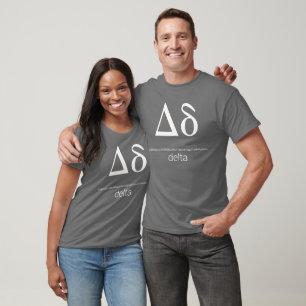 T-shirt ¹ - Γ ρ Λ voir τ  δ τ ρ   - LETTRE Grec Delta