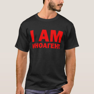 T-shirt и н о т р а с de de de l'agent étranger T-Shir