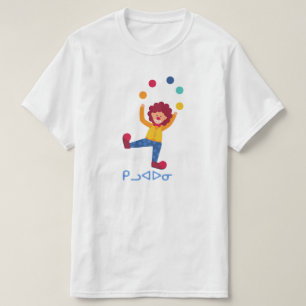 T-shirt ᑭᓗᐊᐅᓂ - Clown en inuktitut