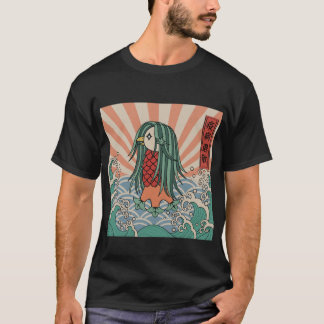 T-shirt アマビエ　疫病退散　Amabie Healing Mermaid