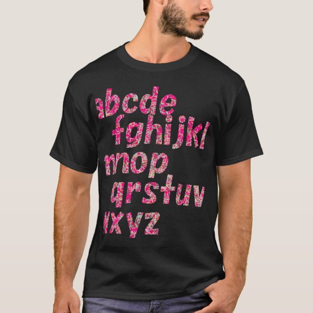 T-SHIRT アルファベットの小文字たち！ (Devant)