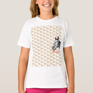 T-SHIRT ケイメイ牧場　グラマーちゃん　ワンポイント＆顔出し