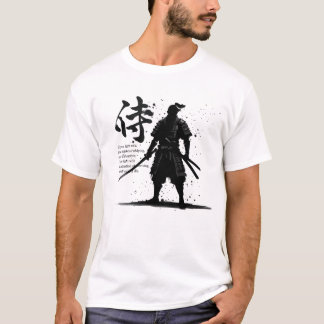 T-SHIRT サムライ水墨画風