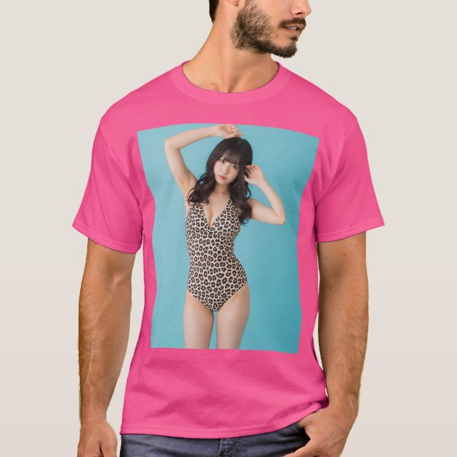 T-SHIRT ヒョウ柄水着の女性 (Devant)