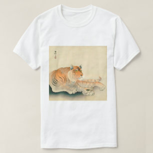 T-shirt ラ, 原 邨 Tiger, Ohara Koson, Ukiyo-e