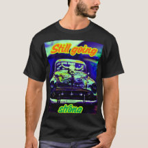 レトロカーアートTシャツ