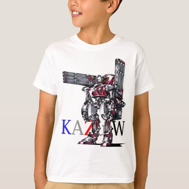 T-SHIRT 作品番号00010　「高出力荷粒子砲3連装2基装備の砲兵機」 (Devant)