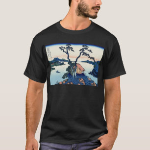 T-shirt 信 州 諏 湖, 北 斎 Voir le mont Fuji depuis le lac Suwa,