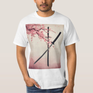T-shirt 「刀と散華(Katana to Sange)」