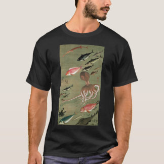 T-SHIRT 動 植 綵 絵(27)諸 図 魚,  