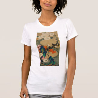 T-shirt 動 植 綵 絵(29)菊 流 , de 花