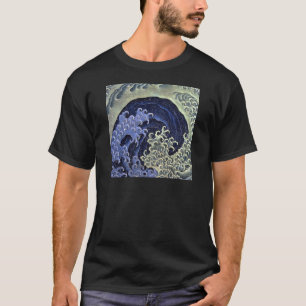 T-shirt 北 斎 波 の, 北 Vague Hokusai 斎 Hokusai, Hokusai