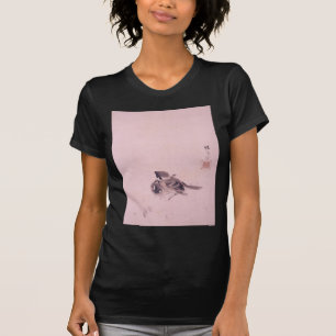 T-shirt 双 雀, 栖 鳳 paire du Bruant, Seihō, Art Japonais