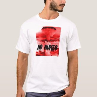 T-SHIRT 反核  NO　NUKES 　戦争反対　ＮＯ　ＷＡＲ