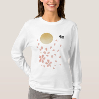 T-shirt 【和 – Harmony Cherry Blossom Long Sleeve T-Shirt】