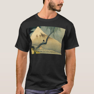 T-shirt 富士と少年, 北斎 le mont Fuji et garçon, Hokusai, Ukiyo-e