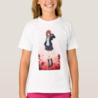 T-SHIRT 日本のアニメ風女子キャラクター