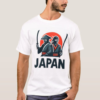 T-SHIRT 日本の忍者と侍