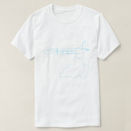 T-SHIRT 日本の飛行機「YS-11」