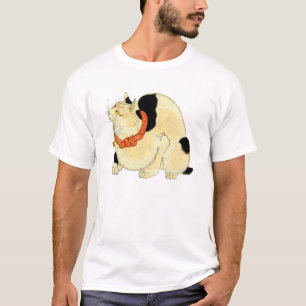 T-shirt 日本猫, chat japonais de 国芳, Kuniyoshi, Ukiyo-e