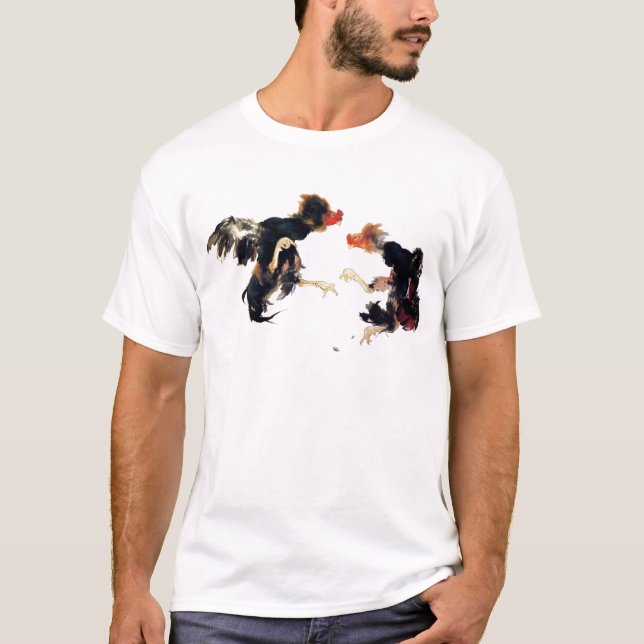 T-SHIRT 竹内栖鳳　軍鶏　闘鶏　鶏　ニワトリ　グッズ (Devant)
