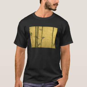 T-shirt 竹 図, 光 琳 Bamboo, Ogata Kōrin, Sumi-e